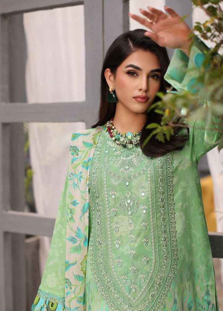 Charizma Embroidered Lawn Suits Unstitched 3 Piece CRZ24C CCS4-01 - Summer Collection