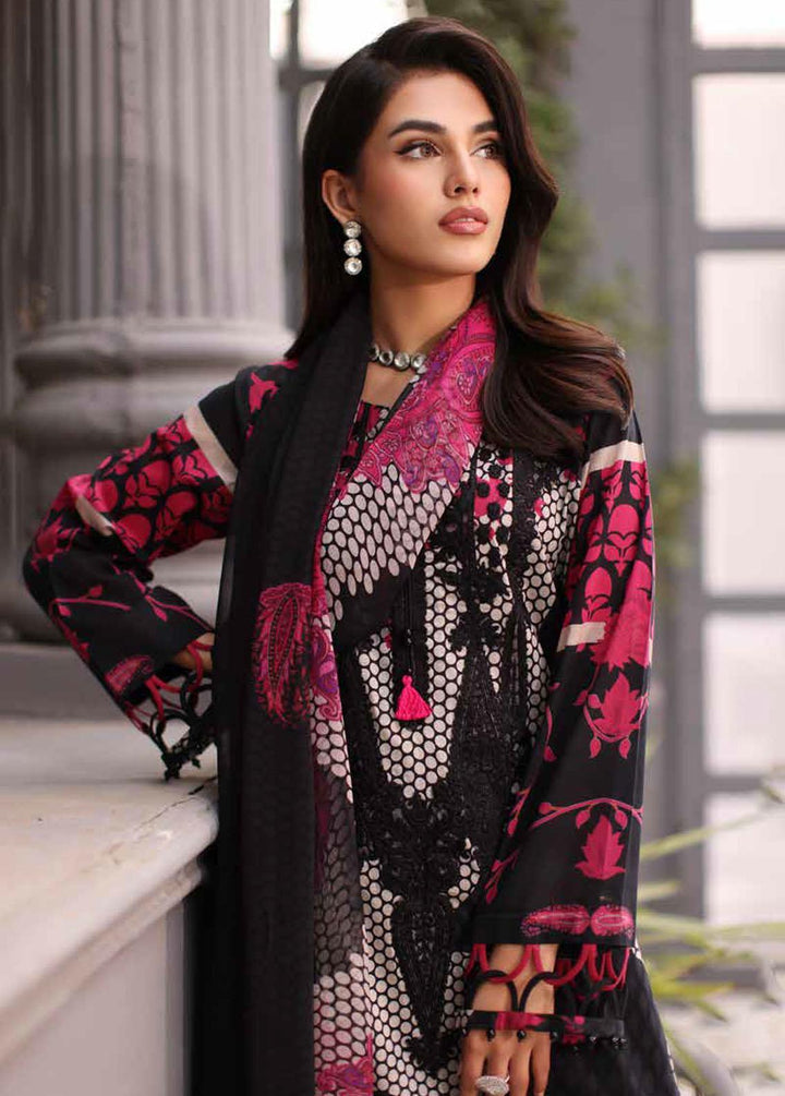 Charizma Embroidered Lawn Suits Unstitched 3 Piece CRZ24C CCS4-06 - Summer Collection
