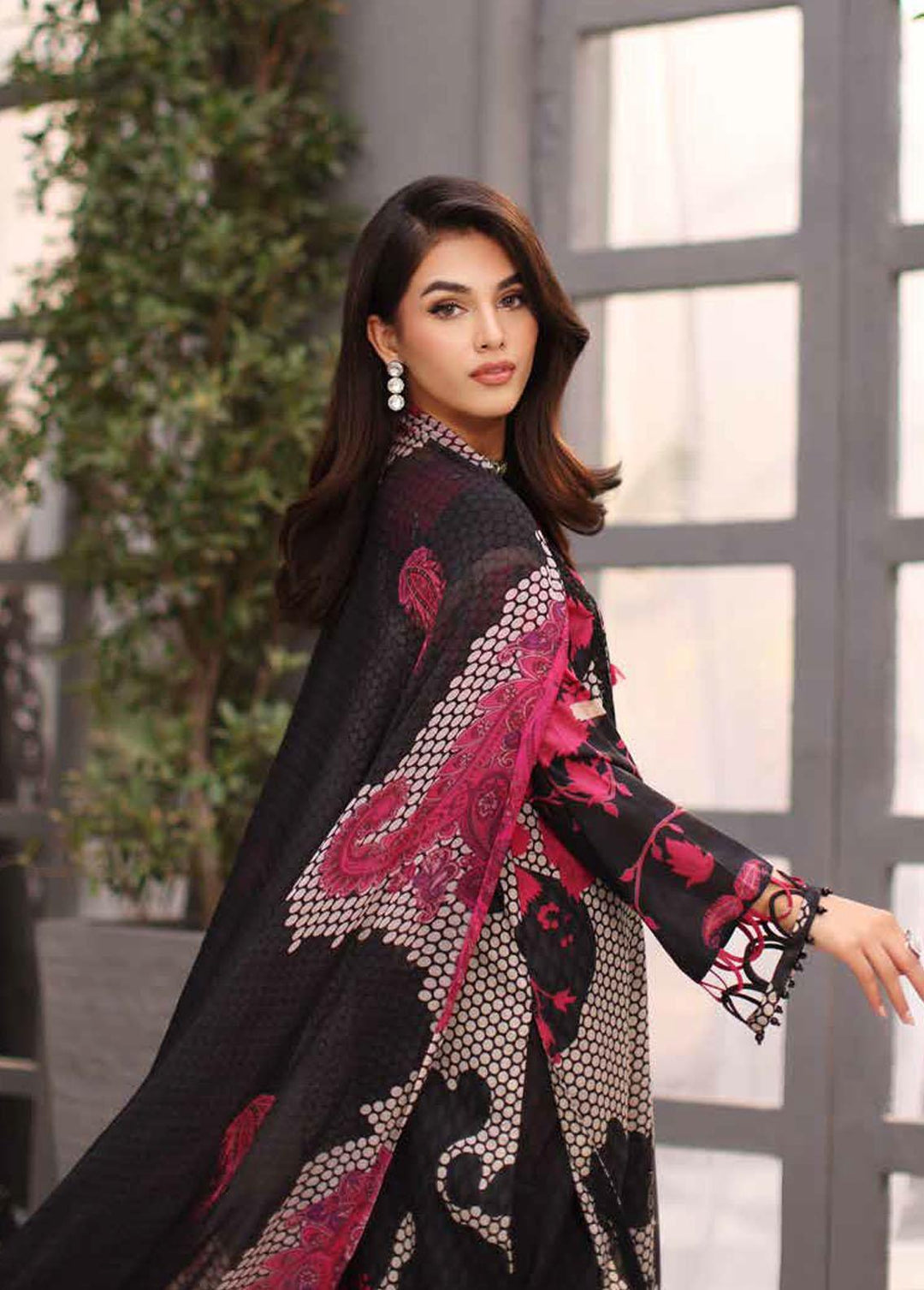 Charizma Embroidered Lawn Suits Unstitched 3 Piece CRZ24C CCS4-06 - Summer Collection