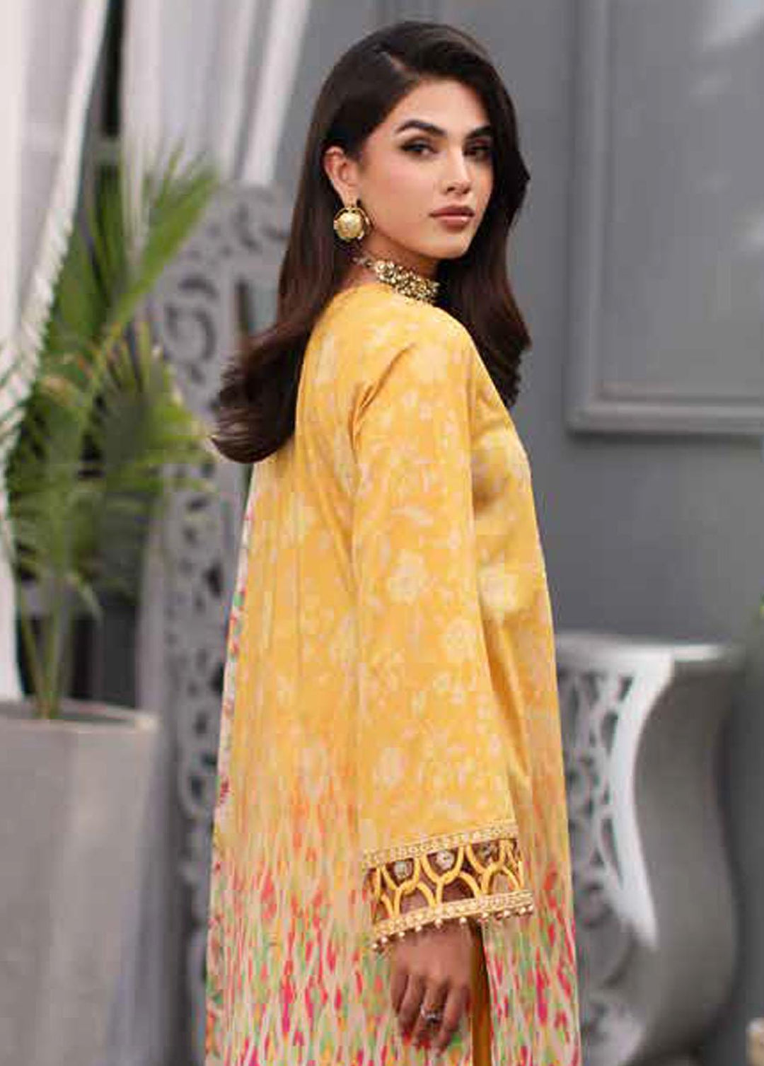 Charizma Embroidered Lawn Suits Unstitched 3 Piece CRZ24C CCS4-07 - Summer Collection