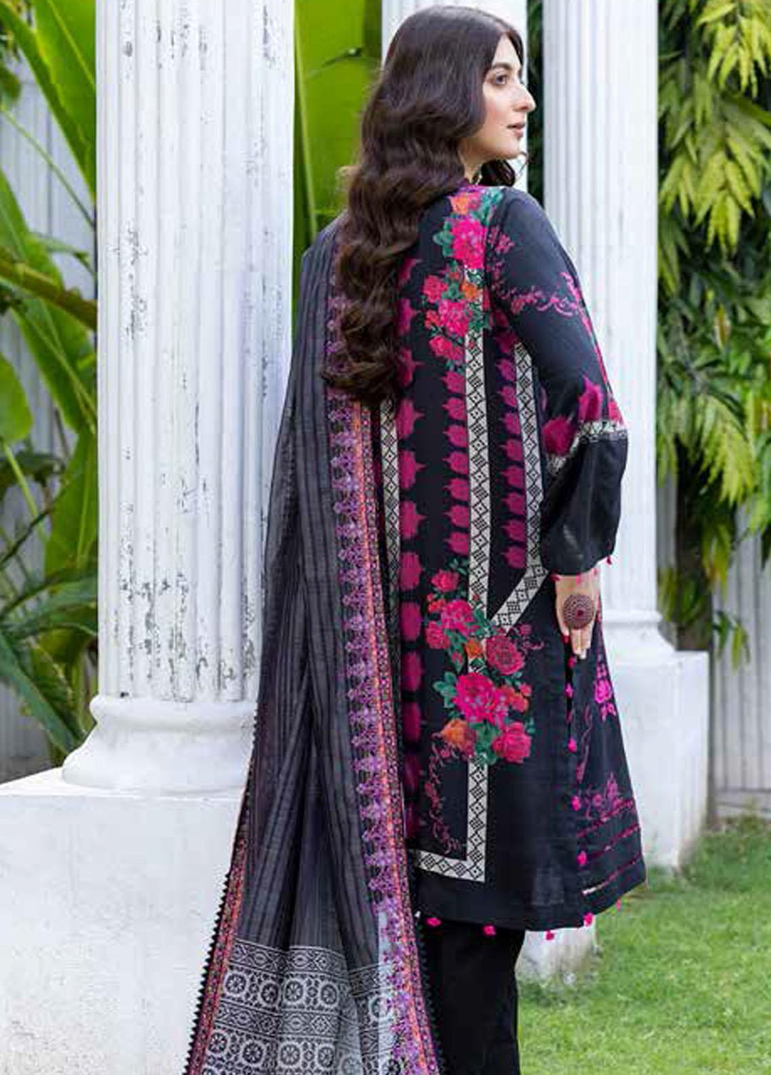 Combination By Charizma Embroidered Linen Suits Unstitched 3 Piece CRZ22LN CCW-03 - Winter Collection