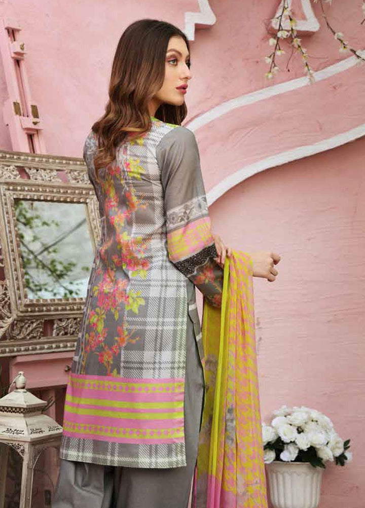 Charizma Embroidered Lawn Suits Unstitched 3 Piece CRZ21CB-1 CCW-06 - Summer Collection