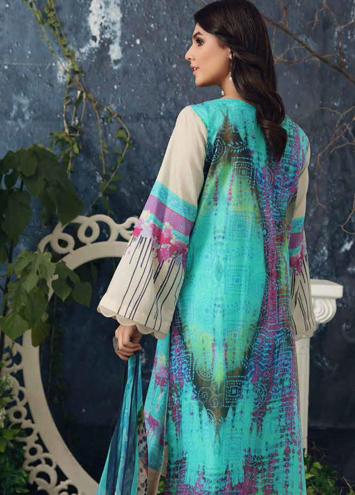Charizma Embroidered Lawn Suits Unstitched 3 Piece CRZ21CB-1 CCW-09 - Summer Collection