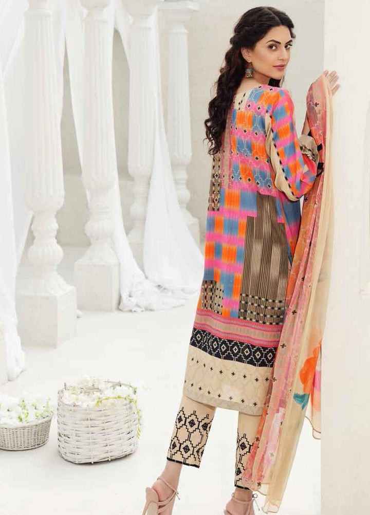 Charizma Embroidered Lawn Suits Unstitched 3 Piece CRZ21CB-1 CCW-13 - Summer Collection
