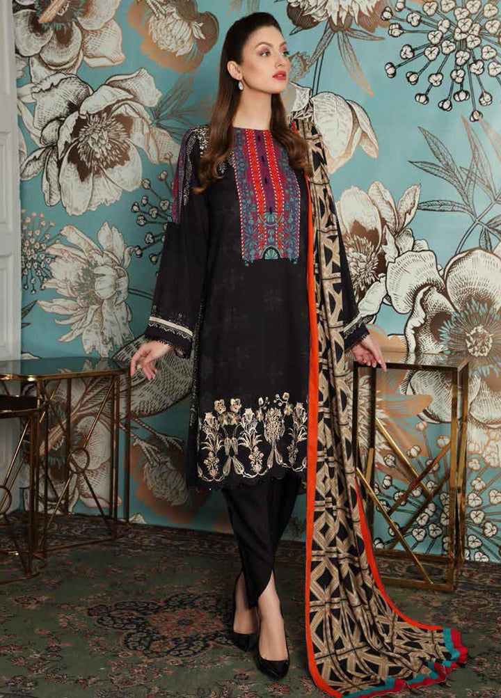 Charizma Embroidered Linen Suits Unstitched 3 Piece CRZ21FW 02 - Winter Collection