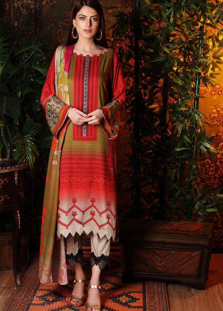 Charizma Embroidered Linen Suits Unstitched 3 Piece CRZ21FW 03 - Winter Collection