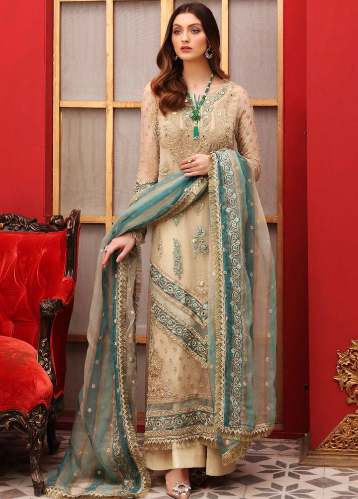 Diamond Dust By Charizma Embroidered Chiffon Suits Unstitched 3 Piece CRZ21DD 01 - Premium Collection