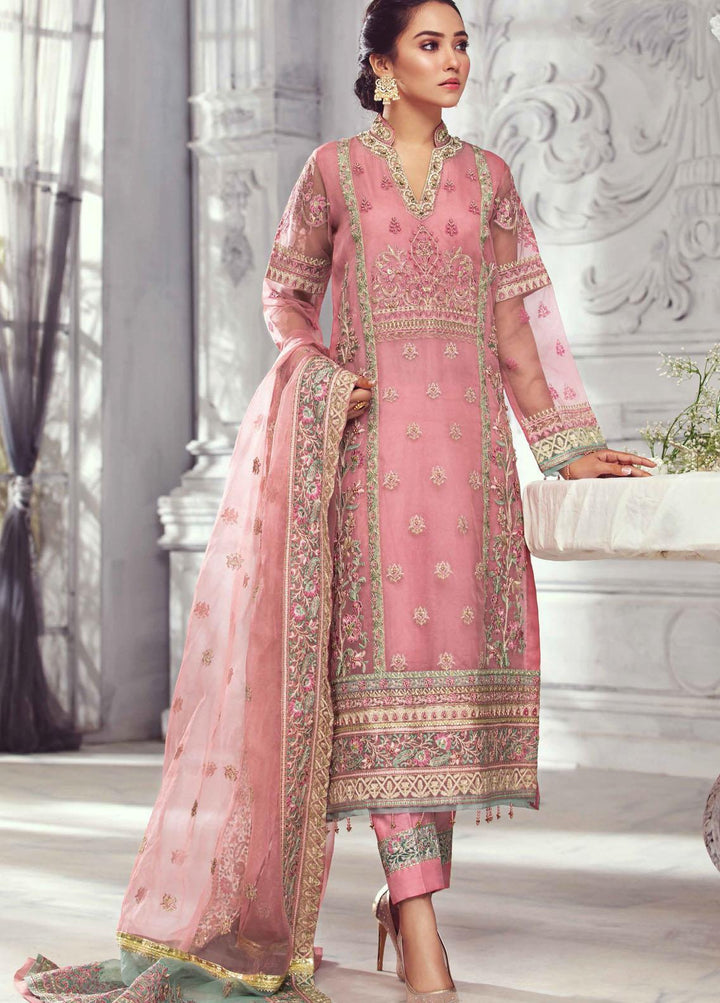 Diamond Dust By Charizma Embroidered Chiffon Suits Unstitched 3 Piece CRZ21DD 02 - Premium Collection