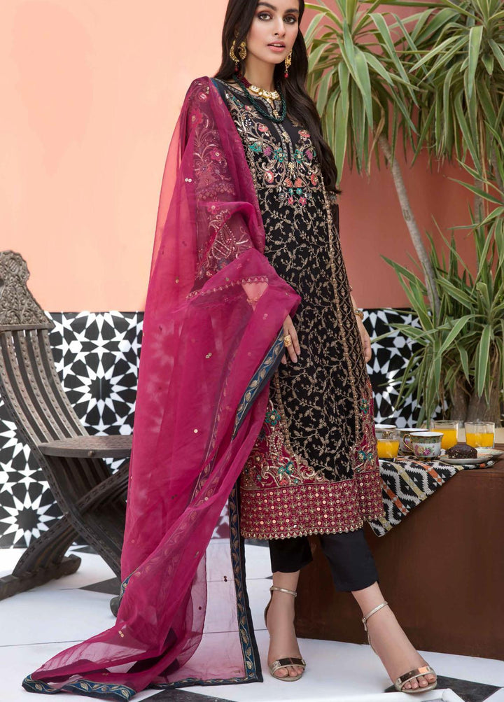 Diamond Dust By Charizma Embroidered Chiffon Suits Unstitched 3 Piece CRZ21DD 03 - Premium Collection