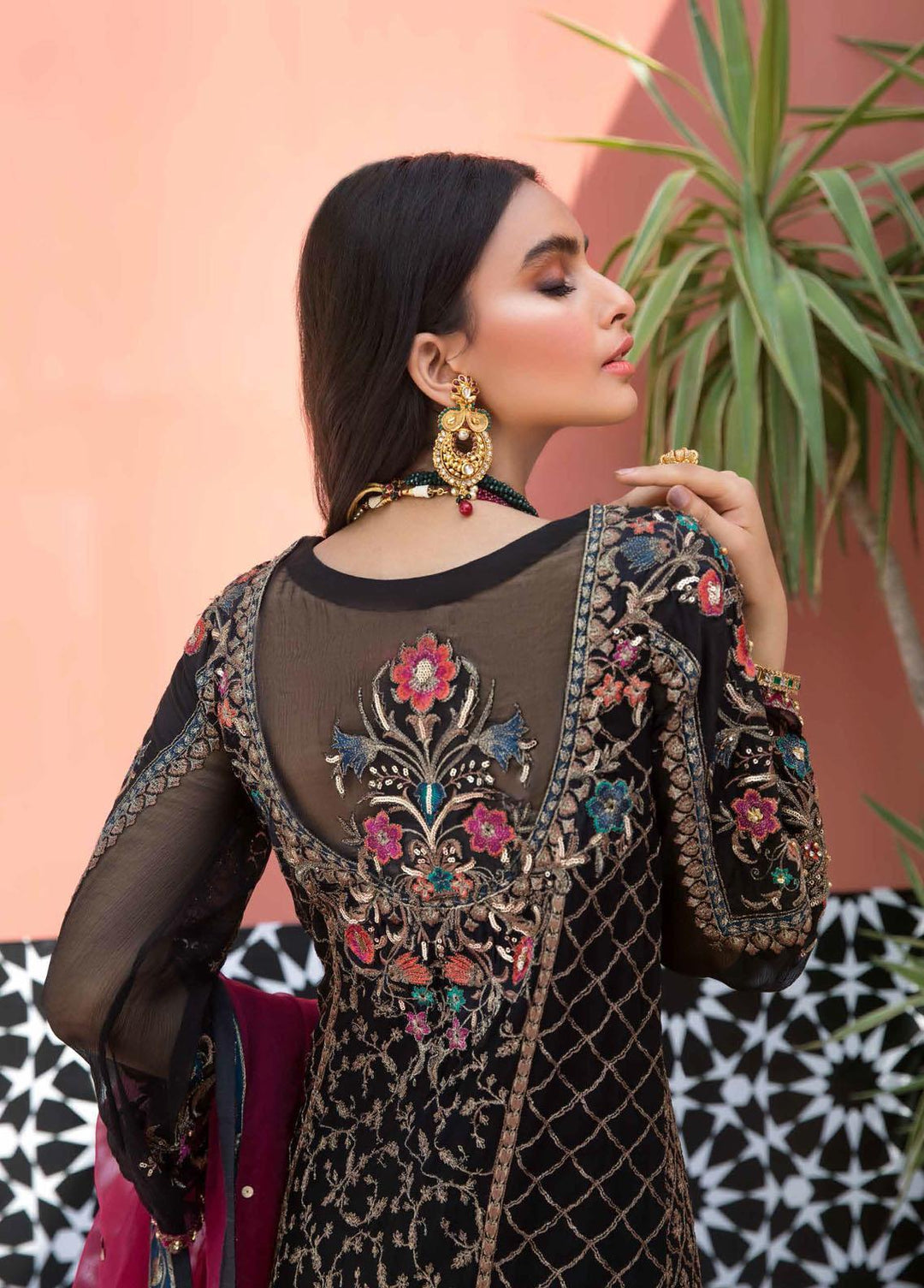 Diamond Dust By Charizma Embroidered Chiffon Suits Unstitched 3 Piece CRZ21DD 03 - Premium Collection