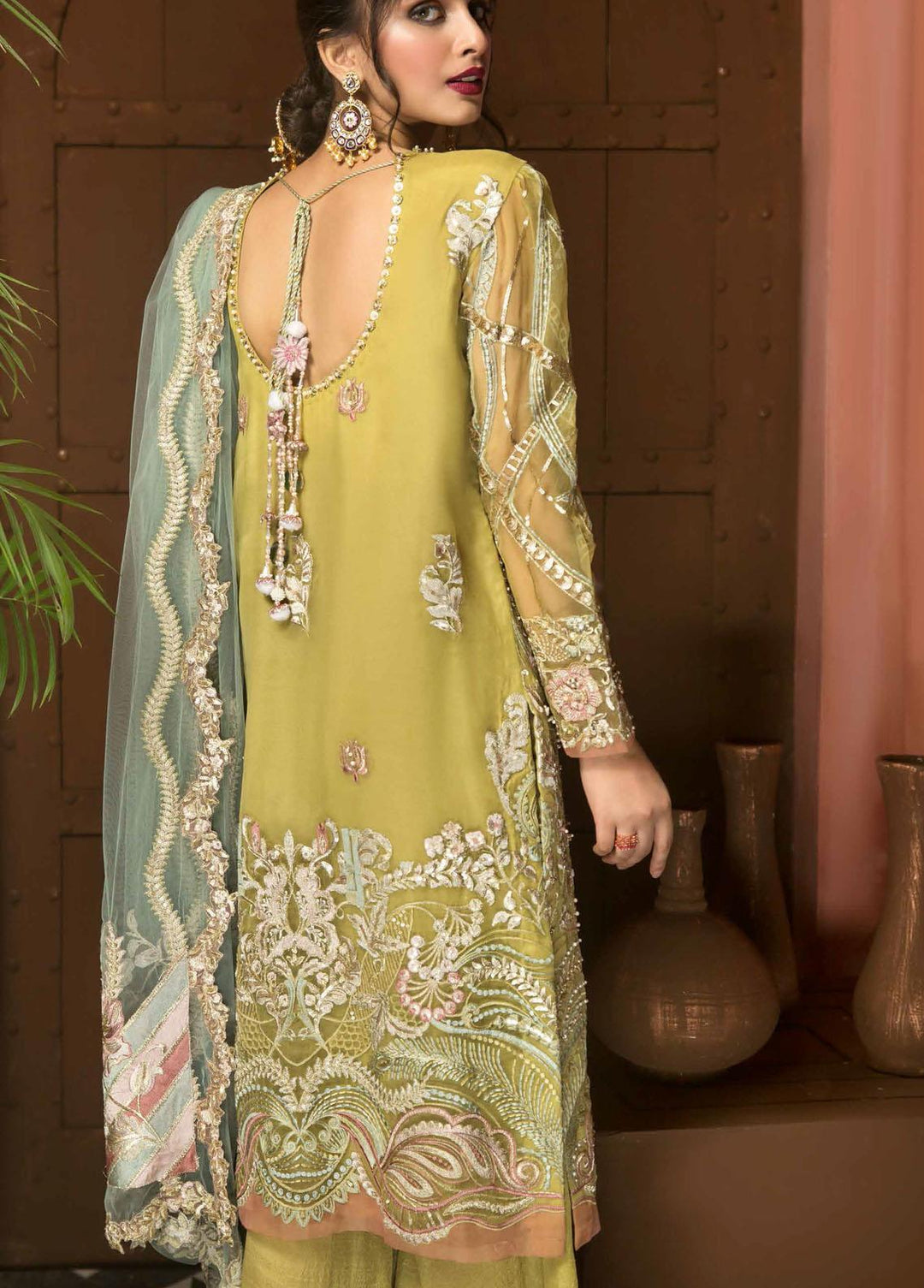 Diamond Dust By Charizma Embroidered Chiffon Suits Unstitched 3 Piece CRZ21DD 05 - Premium Collection