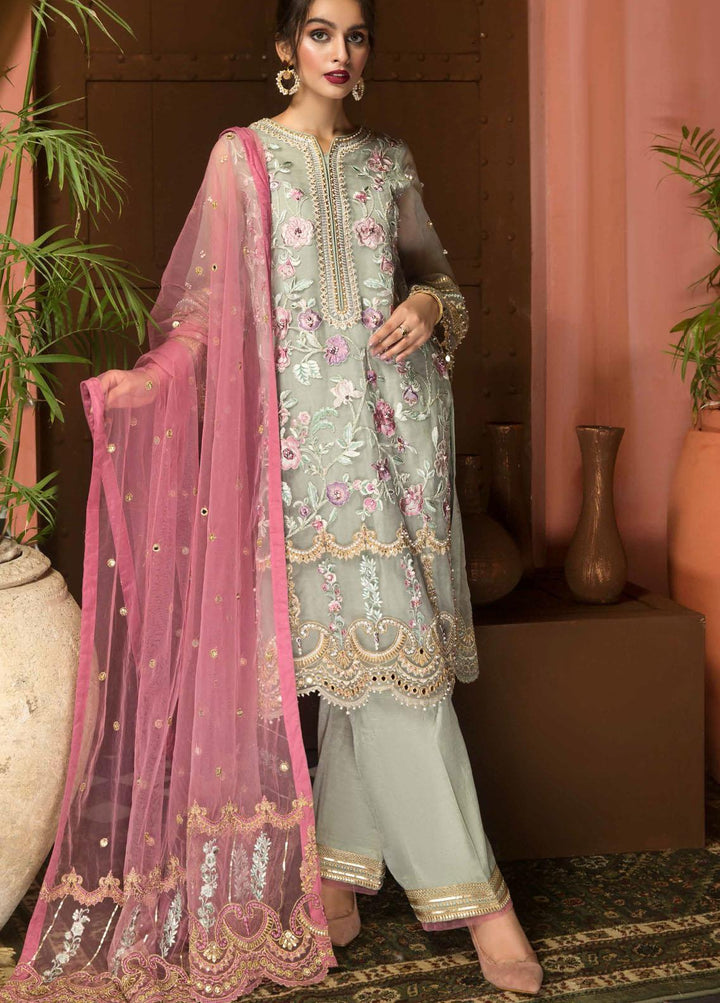 Diamond Dust By Charizma Embroidered Chiffon Suits Unstitched 3 Piece CRZ21DD 06 - Premium Collection