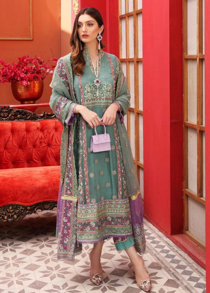 Diamond Dust By Charizma Embroidered Chiffon Suits Unstitched 3 Piece CRZ21DD 08 - Premium Collection