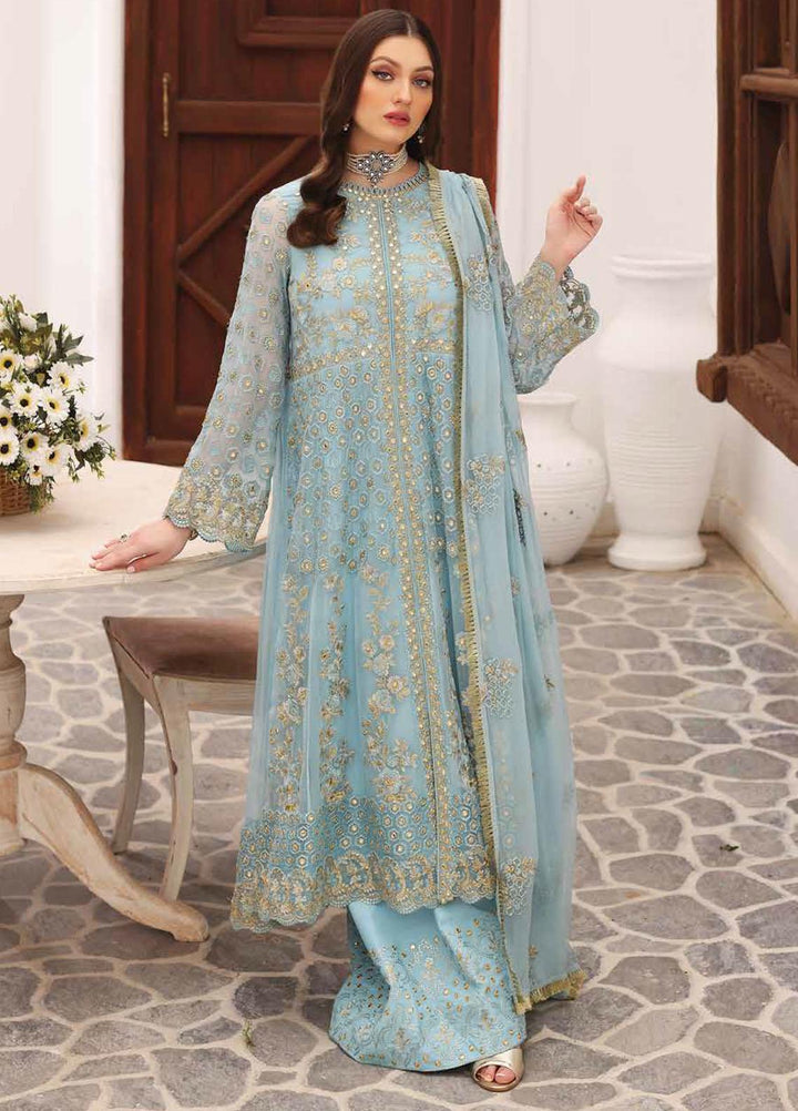 Diamond Dust By Charizma Embroidered Chiffon Suits Unstitched 3 Piece CRZ23DD DD-01 - Premium Collection