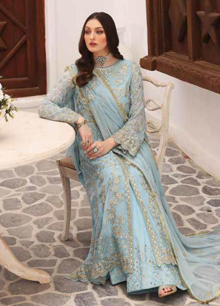 Diamond Dust By Charizma Embroidered Chiffon Suits Unstitched 3 Piece CRZ23DD DD-01 - Premium Collection