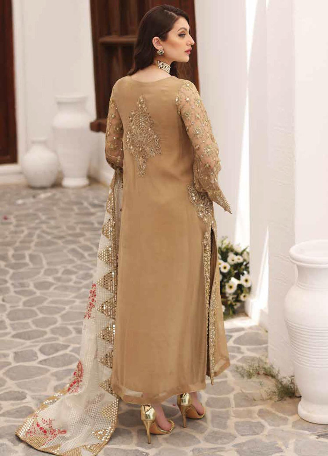 Diamond Dust By Charizma Embroidered Chiffon Suits Unstitched 3 Piece CRZ23DD DD-02 - Premium Collection