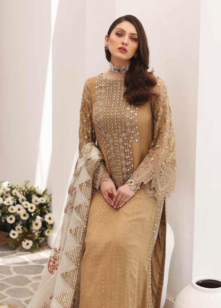 Diamond Dust By Charizma Embroidered Chiffon Suits Unstitched 3 Piece CRZ23DD DD-02 - Premium Collection