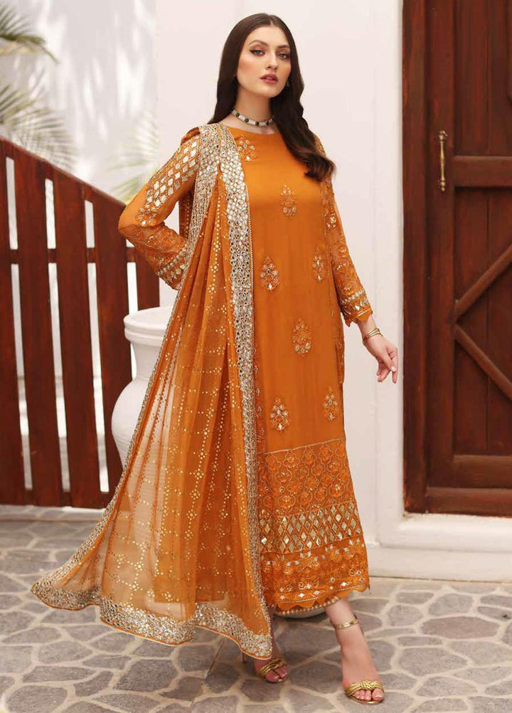 Diamond Dust By Charizma Embroidered Chiffon Suits Unstitched 3 Piece CRZ23DD DD-03 - Premium Collection