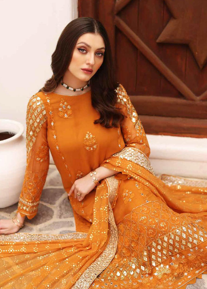 Diamond Dust By Charizma Embroidered Chiffon Suits Unstitched 3 Piece CRZ23DD DD-03 - Premium Collection