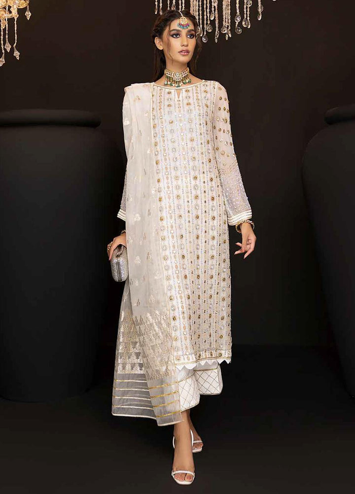 Diamond Dust By Charizma Embroidered Chiffon Suits Unstitched 3 Piece CRZ23DD DD-04 - Premium Collection