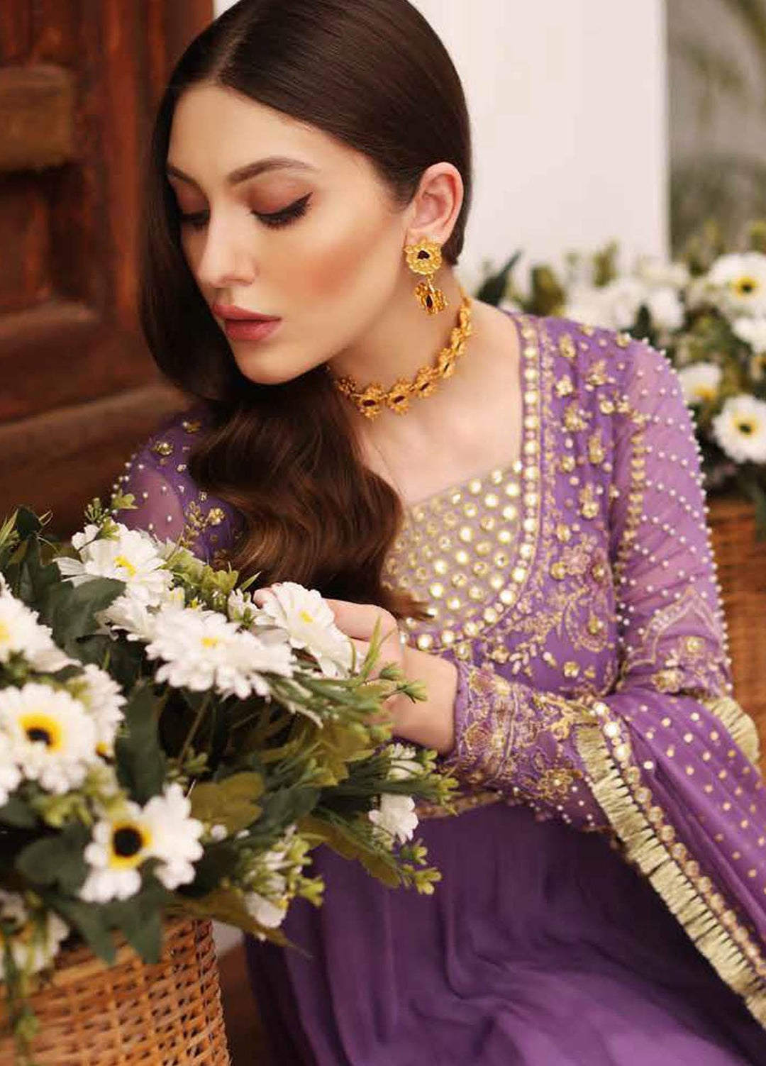 Diamond Dust By Charizma Embroidered Chiffon Suits Unstitched 3 Piece CRZ23DD DD-06 - Premium Collection