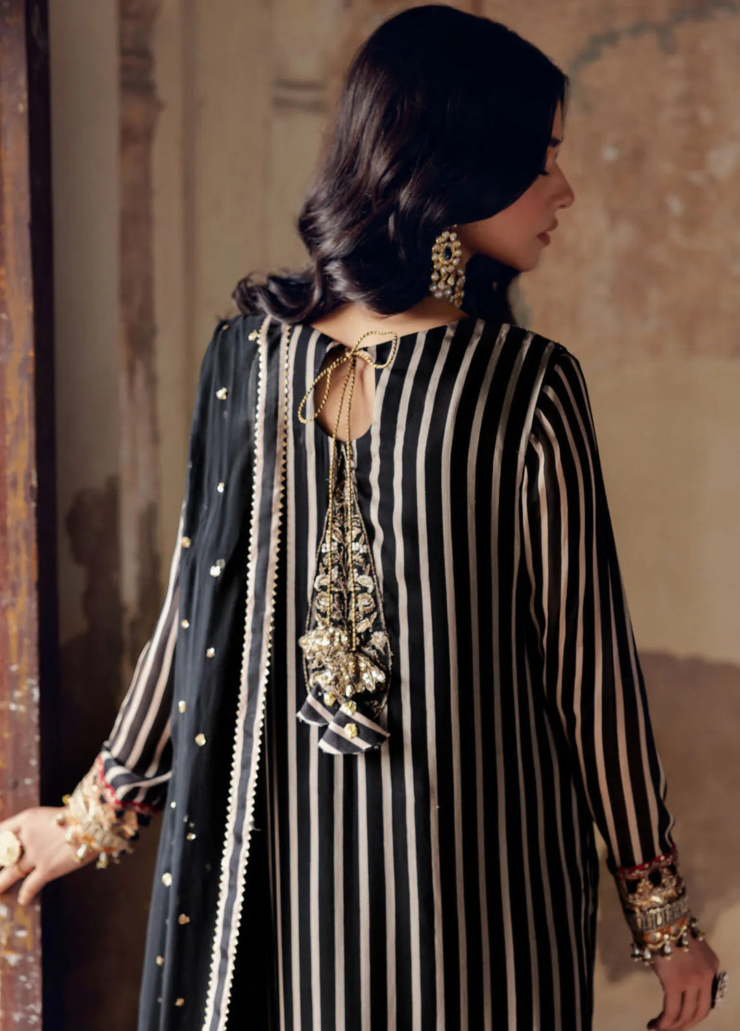 Charizma Embroidered Chiffon Suits Unstitched 4 Piece CR25LV VSL5-18 - Luxury Collection