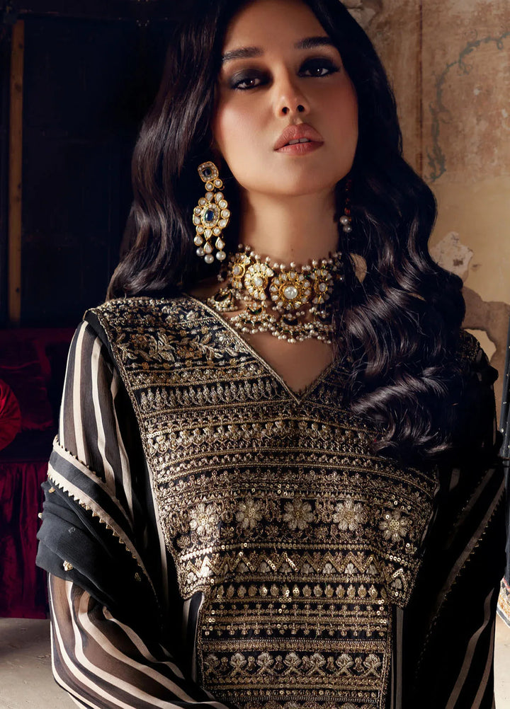 Charizma Embroidered Chiffon Suits Unstitched 4 Piece CR25LV VSL5-18 - Luxury Collection