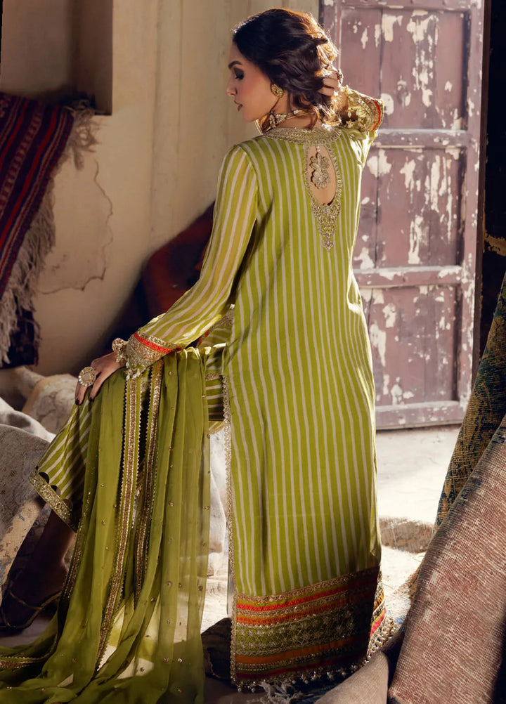 Charizma Embroidered Chiffon Suits Unstitched 4 Piece CR25LV VSL5-19 - Luxury Collection