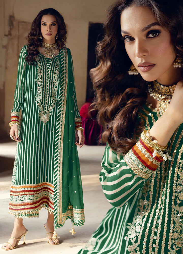 Charizma Embroidered Chiffon Suits Unstitched 4 Piece CR25LV VSL5-20 - Luxury Collection