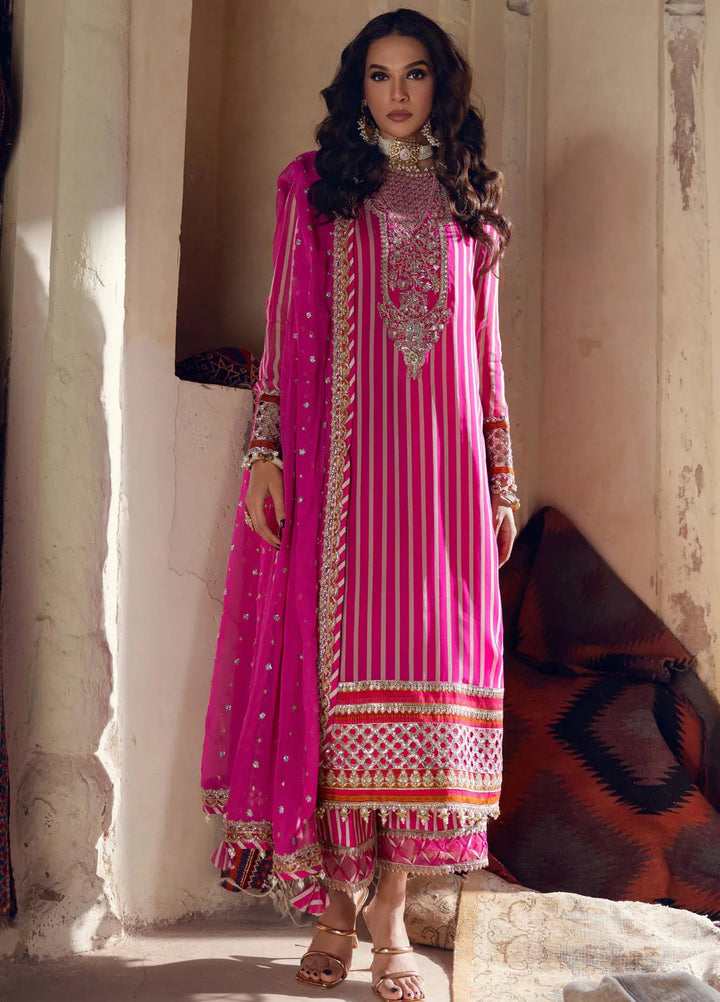 Charizma Embroidered Chiffon Suits Unstitched 4 Piece CR25LV VSL5-22 - Luxury Collection