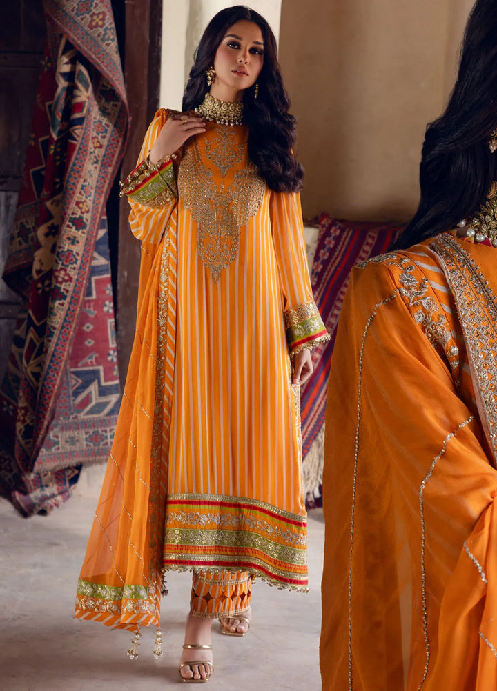 Charizma Embroidered Chiffon Suits Unstitched 4 Piece CR25LV VSL5-23 - Luxury Collection