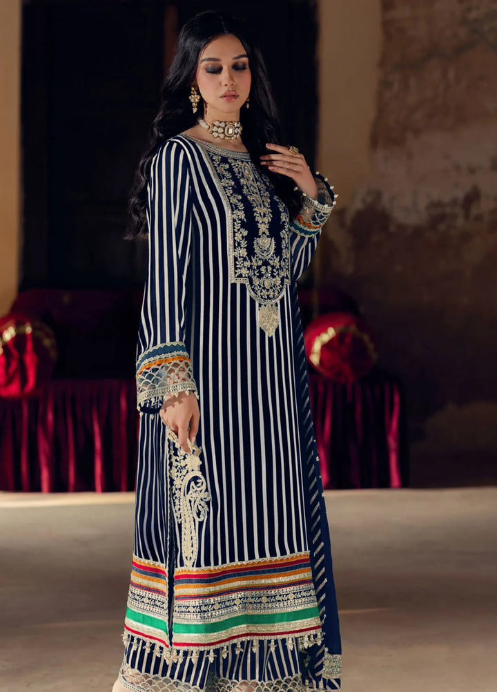 Charizma Embroidered Chiffon Suits Unstitched 4 Piece CR25LV VSL5-24 - Luxury Collection