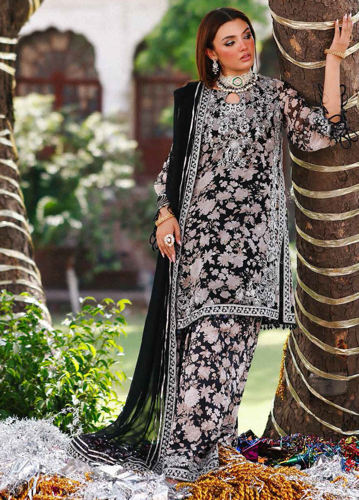 Charizma Embroidered Chiffon Suits Unstitched 4 Piece CRZ25VSL VSL25-15 - Formals Collection