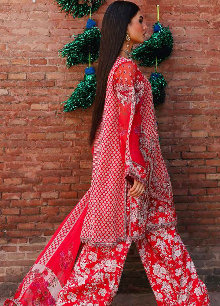 Charizma Embroidered Chiffon Suits Unstitched 4 Piece CRZ25VSL VSL25-16 - Formals Collection