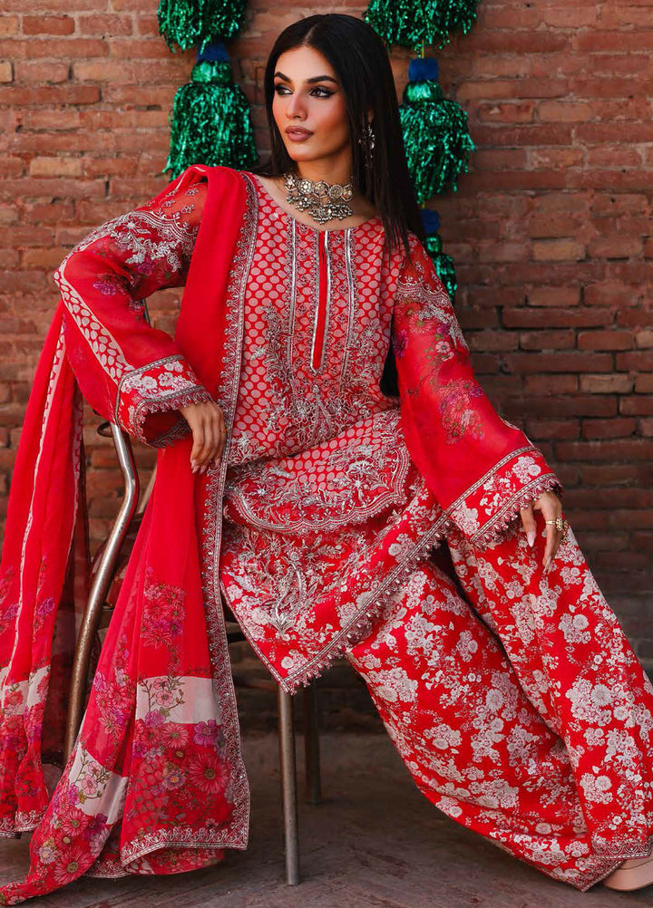 Charizma Embroidered Chiffon Suits Unstitched 4 Piece CRZ25VSL VSL25-16 - Formals Collection