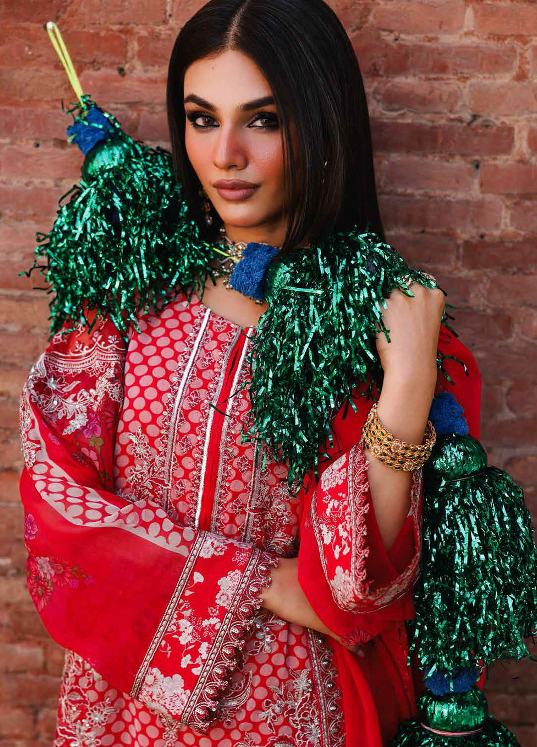 Charizma Embroidered Chiffon Suits Unstitched 4 Piece CRZ25VSL VSL25-16 - Formals Collection