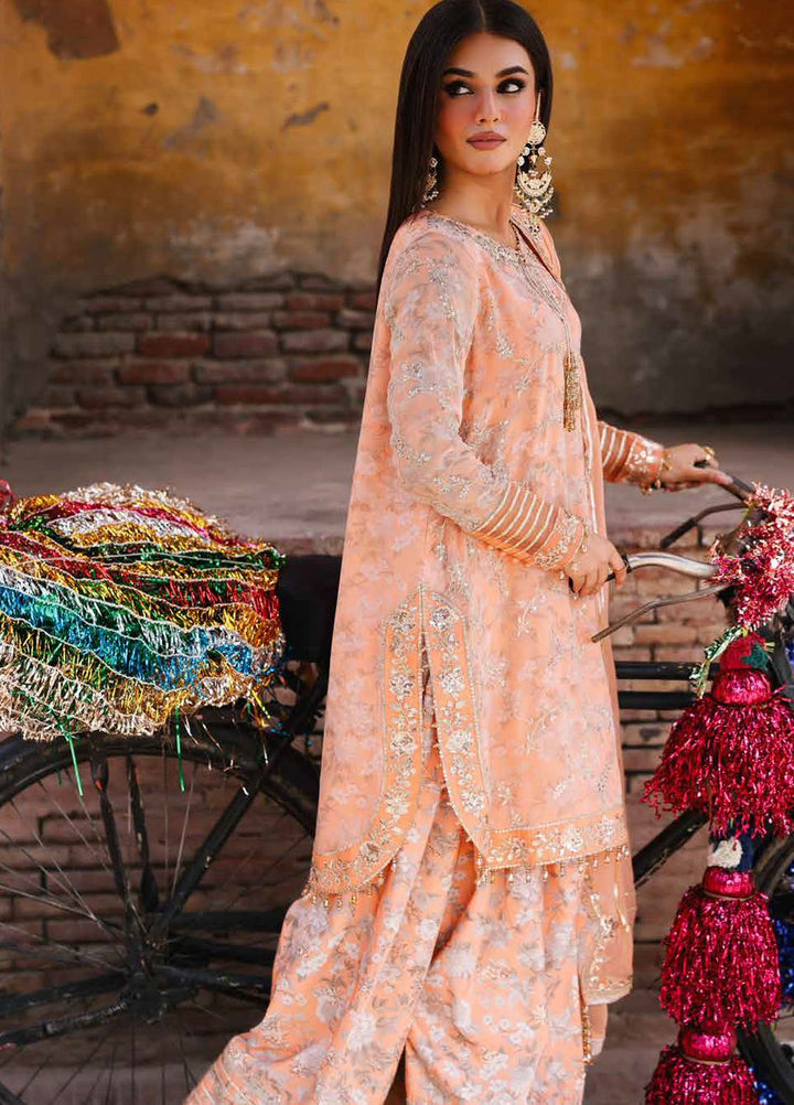 Charizma Embroidered Chiffon Suits Unstitched 4 Piece CRZ25VSL VSL25-19 - Formals Collection