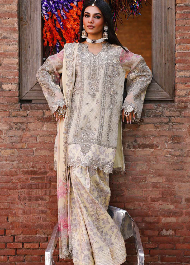 Charizma Embroidered Chiffon Suits Unstitched 4 Piece CRZ25VSL VSL25-21 - Formals Collection