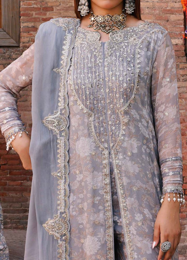 Charizma Embroidered Chiffon Suits Unstitched 4 Piece CRZ25VSL VSL25-22 - Formals Collection