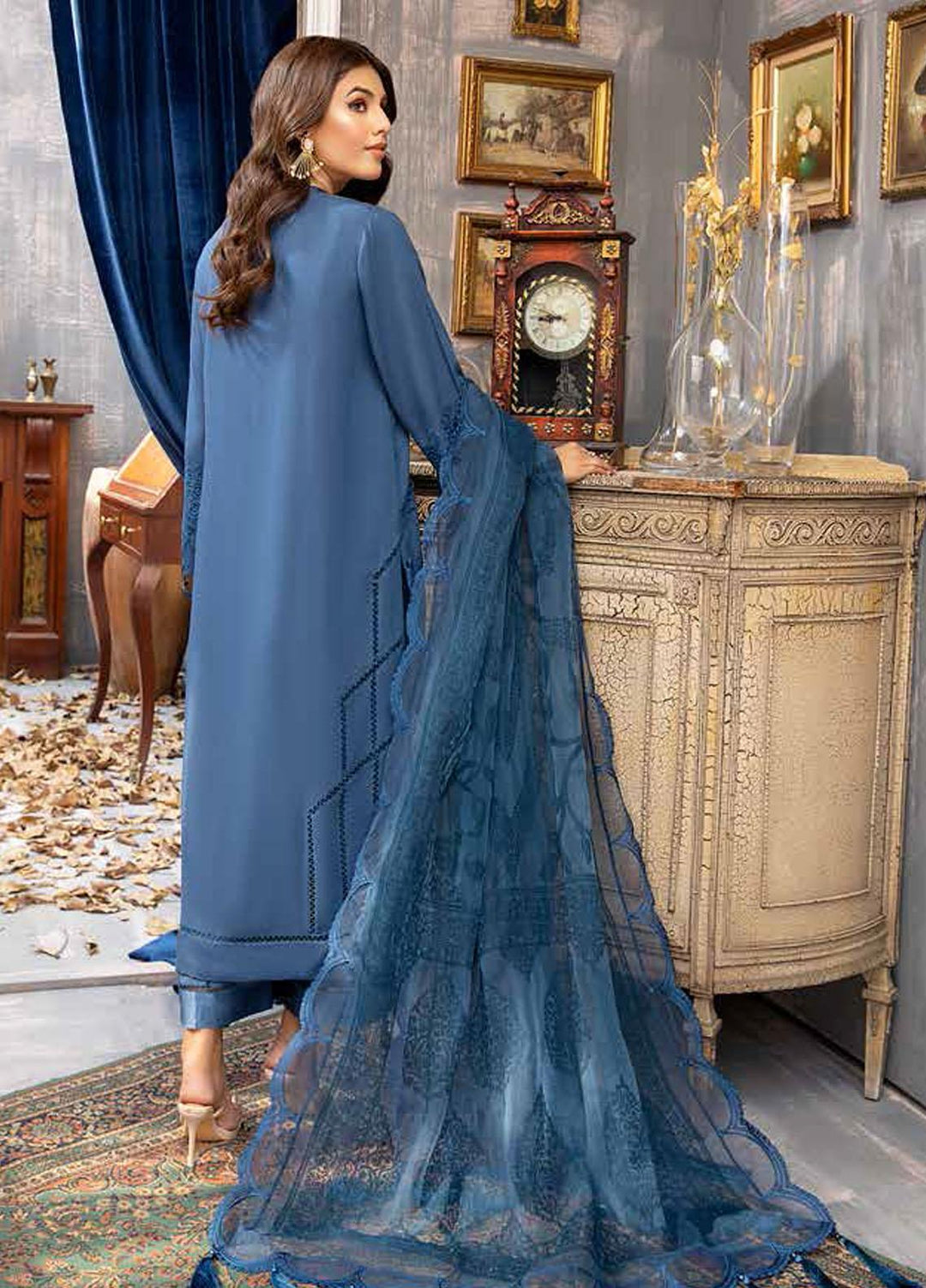 Charizma Embroidered Karandi Suits Unstitched 3 Piece CRZ21KW CKR-07 - Winter Collection