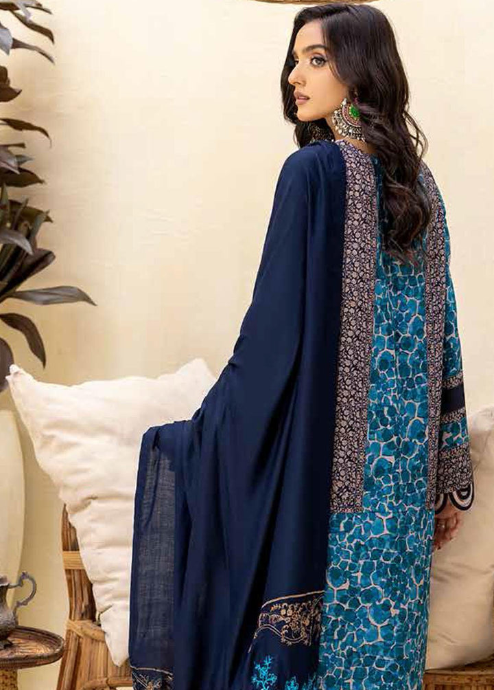 Charizma Embroidered Khaddar Suits Unstitched 3 Piece CRZ22WK CKD 03 - Winter Collection