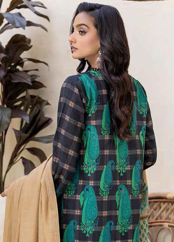 Charizma Embroidered Khaddar Suits Unstitched 3 Piece CRZ22WK CKD 07 - Winter Collection