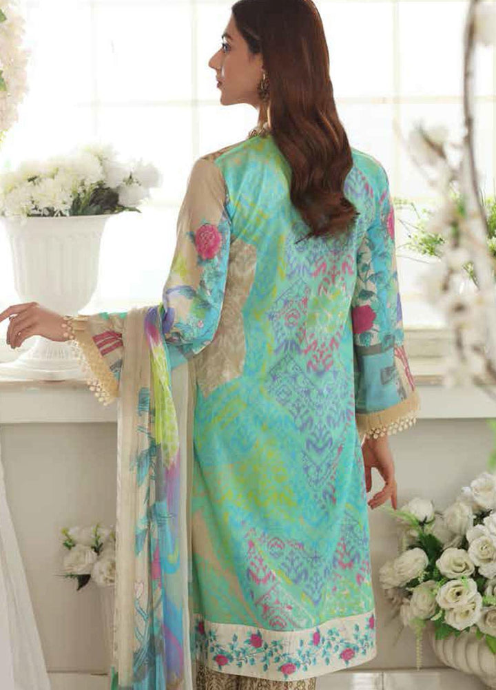 Charizma Embroidered Lawn Suits Unstitched 3 Piece CRZ21C-1 CEL-03 - Summer Collection