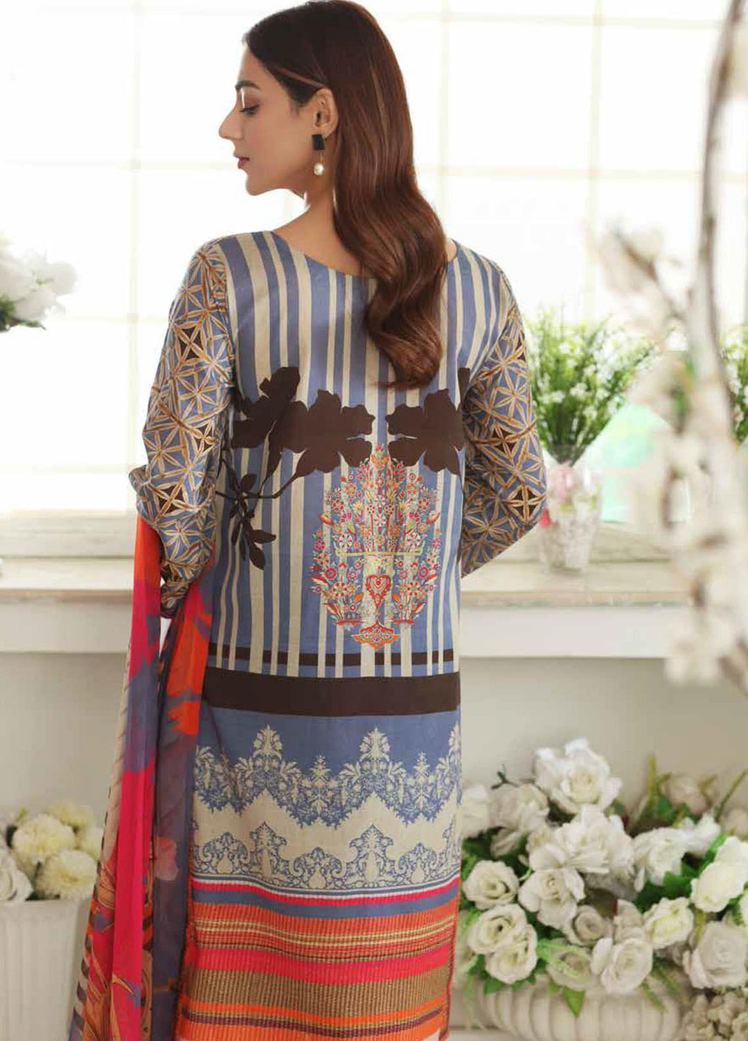 Charizma Embroidered Lawn Suits Unstitched 3 Piece CRZ21C-1 CEL-09 - Summer Collection