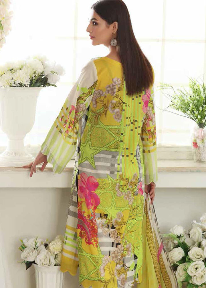 Charizma Embroidered Lawn Suits Unstitched 3 Piece CRZ21C-1 CEL-11 - Summer Collection