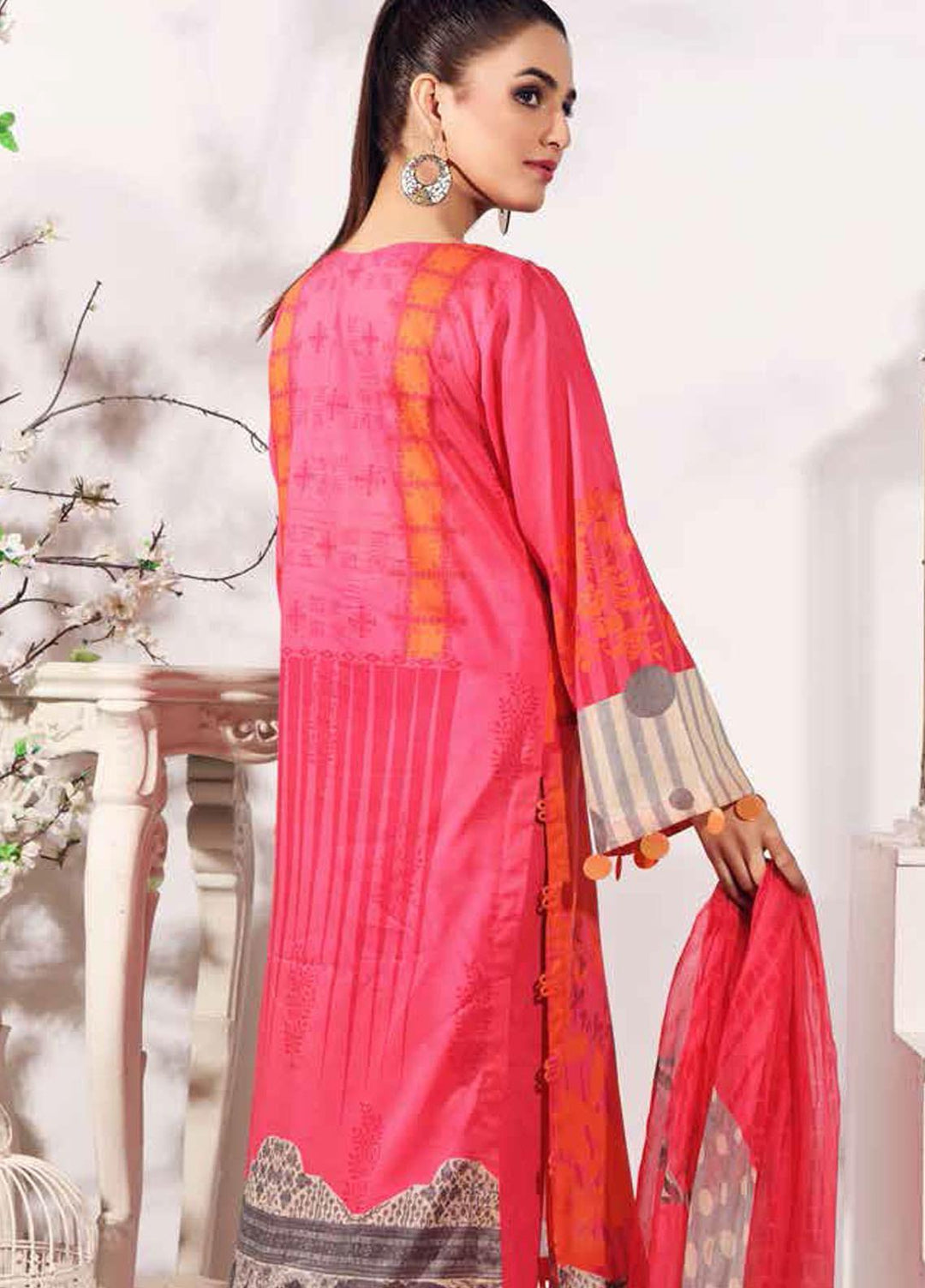 Charizma Embroidered Lawn Suits Unstitched 3 Piece CRZ21C-1 CEL-12 - Summer Collection