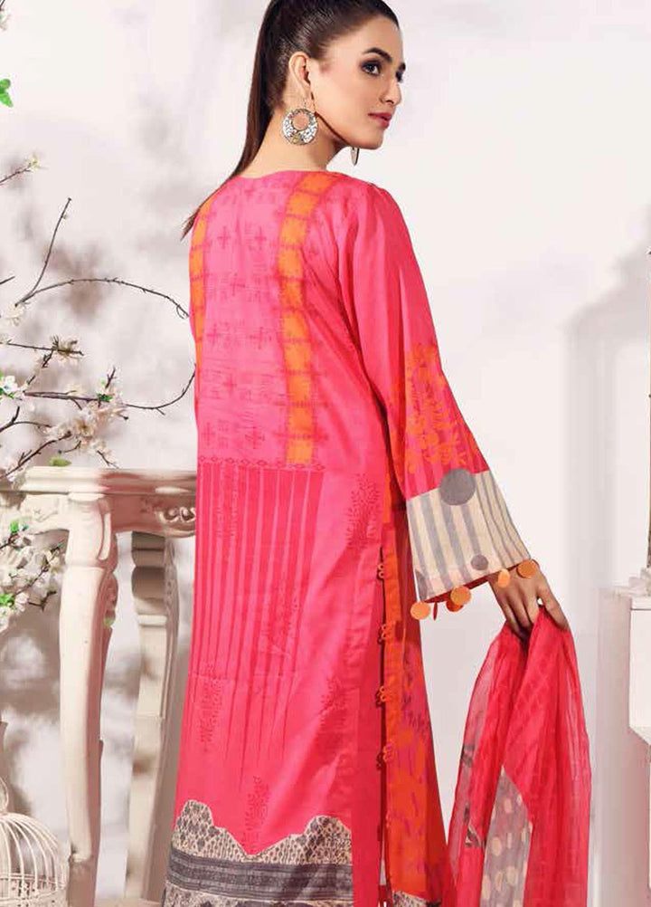 Charizma Embroidered Lawn Suits Unstitched 3 Piece CRZ21C-1 CEL-12 - Summer Collection