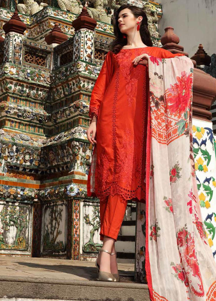 Charizma Embroidered Lawn Suits Unstitched 3 Piece CRZ22EL CEL-01 - Summer Collection