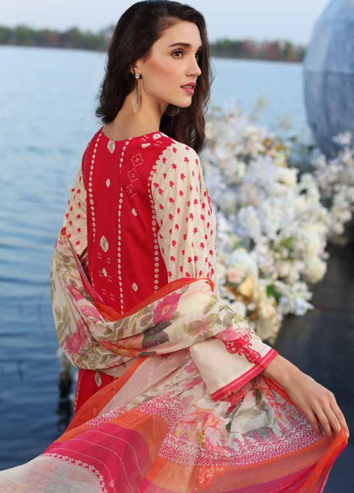 Charizma Embroidered Lawn Suits Unstitched 3 Piece CRZ22EL CEL-03 - Summer Collection