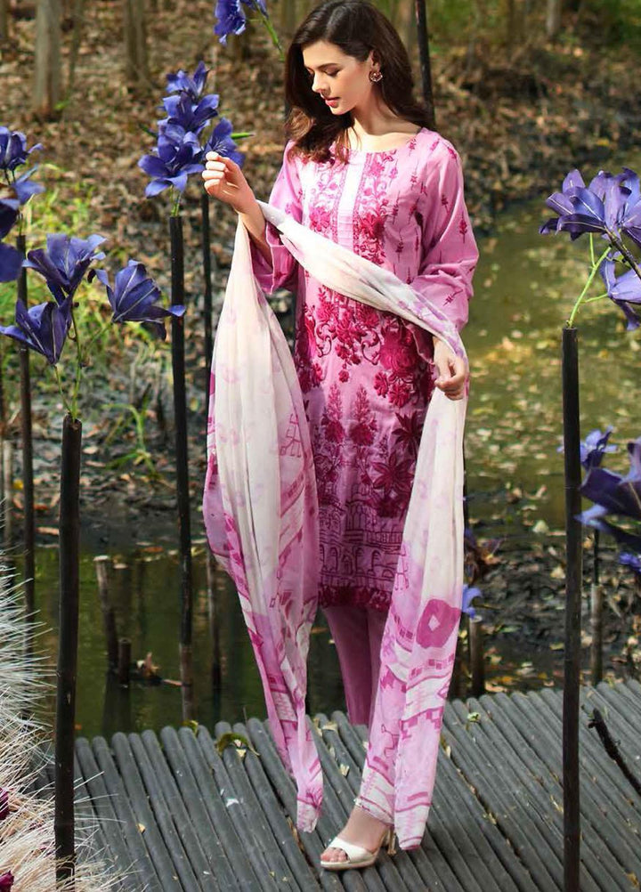 Charizma Embroidered Lawn Suits Unstitched 3 Piece CRZ22EL CEL-06 - Summer Collection